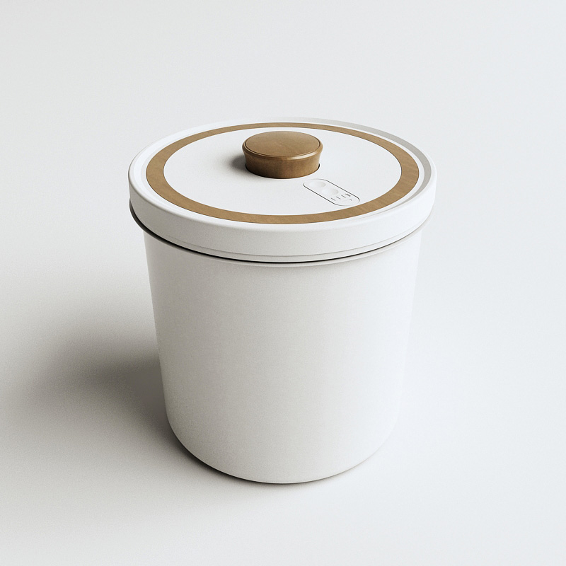 QoBLE 真空保存容器 ホワイト13L Amazon｜真空保存容器 8 パック食品